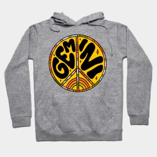 Gemini Peace Sign Hoodie